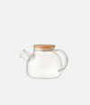 Small Glass Bamboo Tea Pot